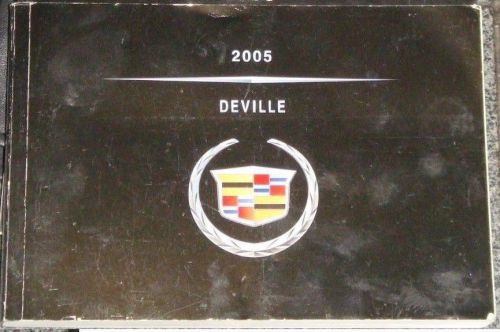 2005 cadillac deville owners manual