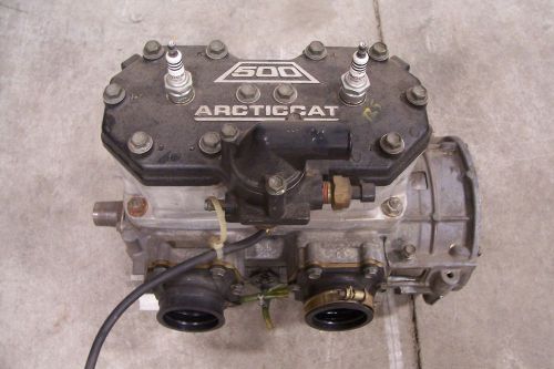 Arctic cat snowmobile 1999 zr 500 efi short block engine 0662-246