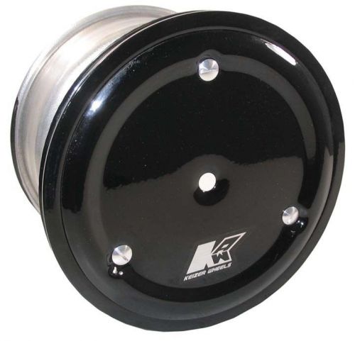 Keizer wheel,12 bolt dm,10x7&#034;,3&#034;,pro-ring,mud cover,micro-sprint,600 mini,black