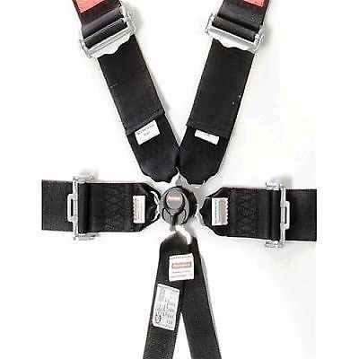 Racequip camlock harness racing seat belts fia / sfi 6-point #751001 racing blk