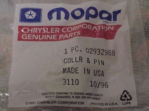 Mopar nos distributor collar thrust washer &amp; pin repair kit #2932988