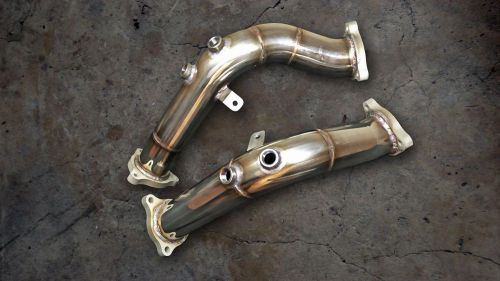 Audi ss cat-delete test pipes for 3.0t audi s4, s5, a6, and a7 by speedriven