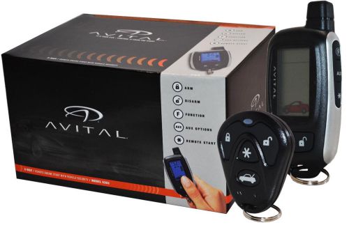 Avital 5303 security/ remote start with keyless entry 2 way pager avital 5303l