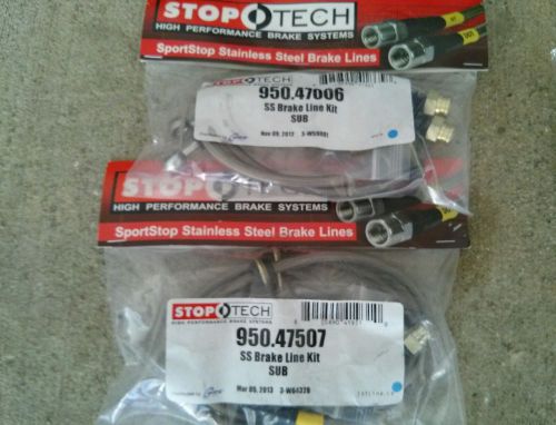 Stoptech stainless steel brake lines
