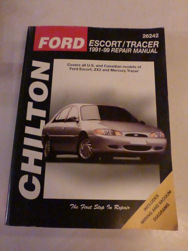 Chilton ford escort/tracer 1991-99 repair manual (great shape)