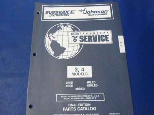 1996 evinrude johnson parts catalog , 3, 4  models