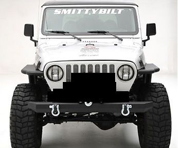,1976-06 jeep wrangler rock crusher front bumper w/d-rings