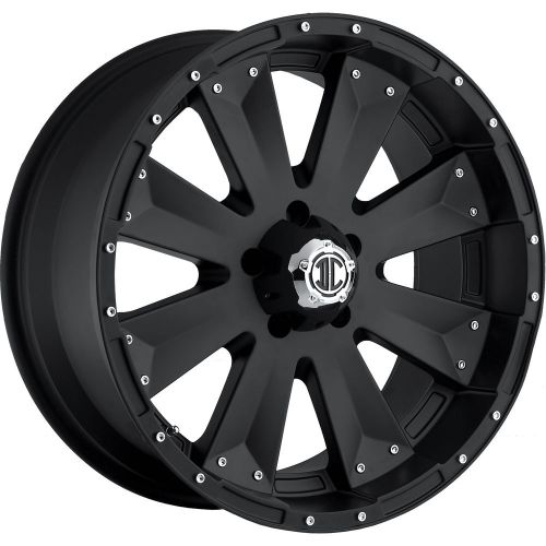 20x9 black xtreme nx-4 6x5.5 +0 rims nitto trail grappler lt295/55r20 tires
