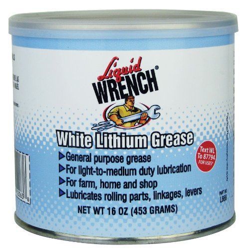 Liquid wrench l666 white lithium grease - 16 oz.