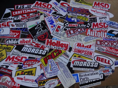 Racing &amp; automotive product decals and stickers, man cave, refrigerator, collect
