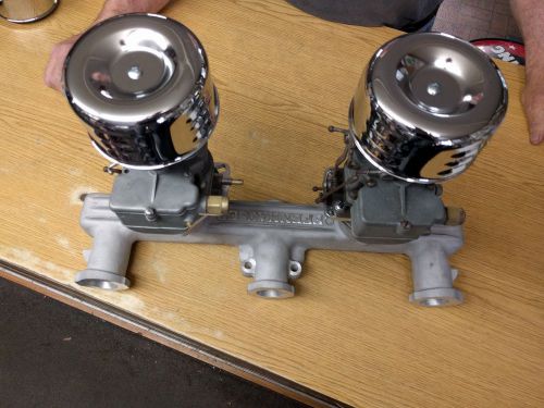 50-62 chevrolet 6 cylinder 235-261 offenhauser dual carb intake #1035 new