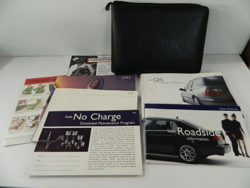 2002 saab 9-5 95 9 5 owners manual with case