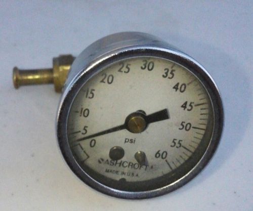 Used ashcroft fuel gauge, screw on type for fuel rails