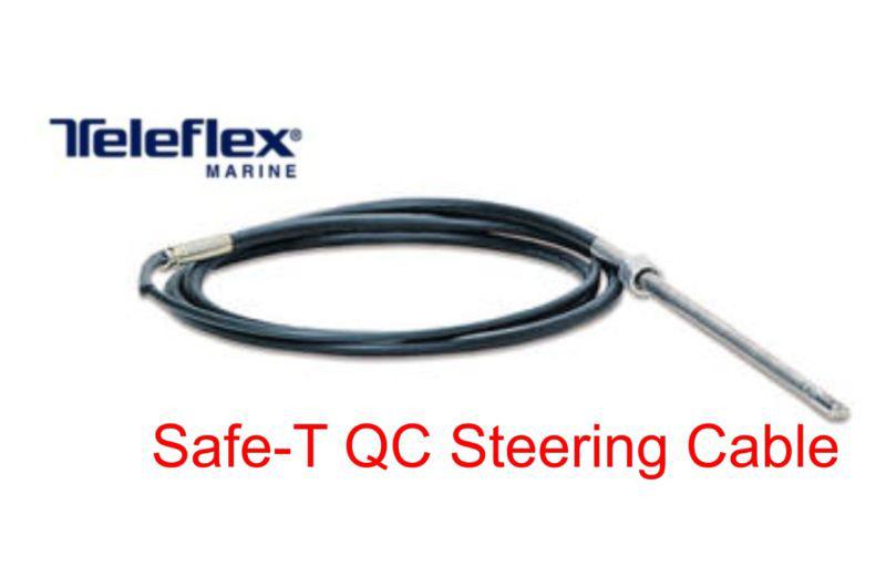 11' teleflex marine safe-t qc rotary boat steering cable ssc6211