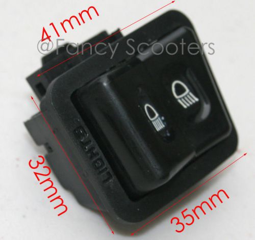4 pins high/low beam switch button for 150cc and up gas scooters