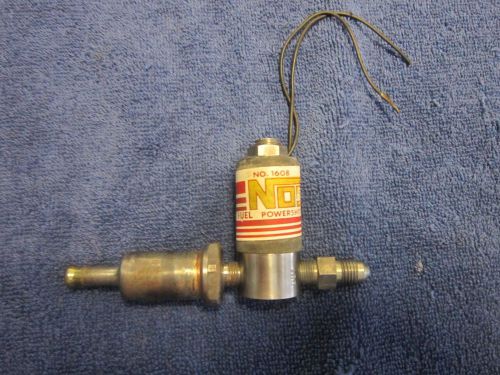 Nos super powershot fuel solenoid w/fittings, 200 hp, nice