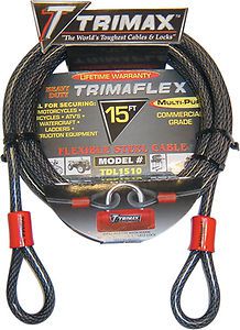 Trimax dual loop quadra braid trimaflex cable tdl3010