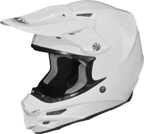 Fly f2 carbon fiber helmet white