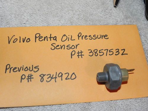 Volvo penta marine oil pressure sensor p#3857532 p# 834920 joint venture w/brp