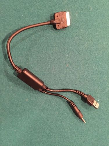 Bmw mini ipod iphone oem audio adapter cable oem part 61120440812 / 61120440796