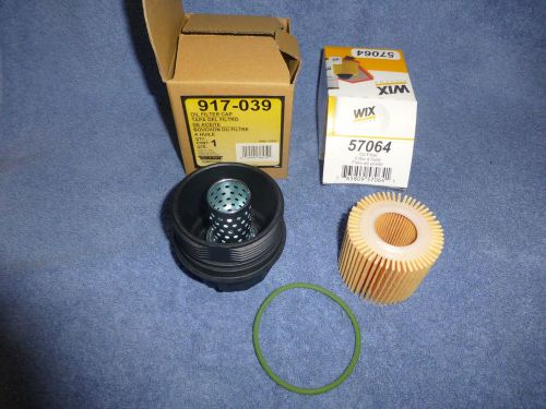 Toyota 1.8l 2009-2014 oil filter cap assembly with wix oil filter
