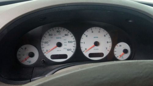 2003 grand caravan sport odometer/speedometer tachcometer gas gauge thermometer