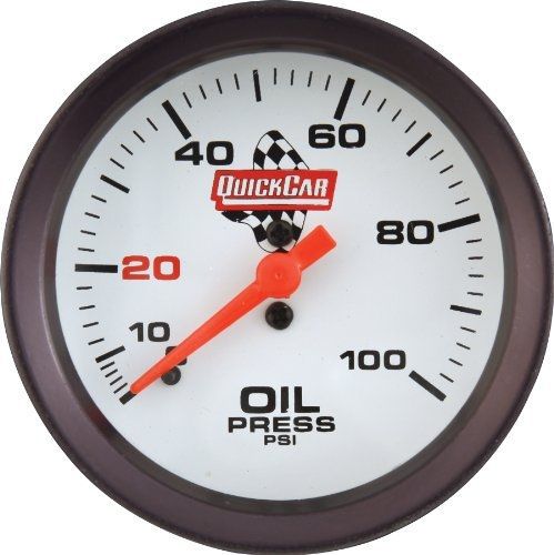 Quickcar racing products 611-7003 extreme series 2-5/8&#034; diameter oil pressure