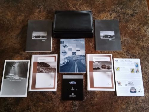 2009 lincoln mkz owners manual w/navigation &amp; sync manual, case &amp; supplements-#a