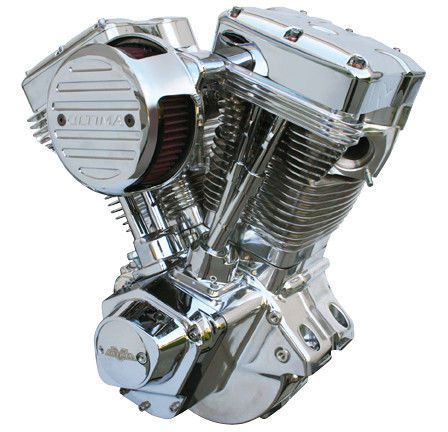 Ultima polished el bruto 140ci complete performance evo engine for harley/custom