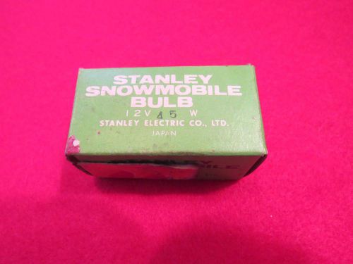 Vintage snowmobile stanley headlight bulb 12 volt 45 watt with box