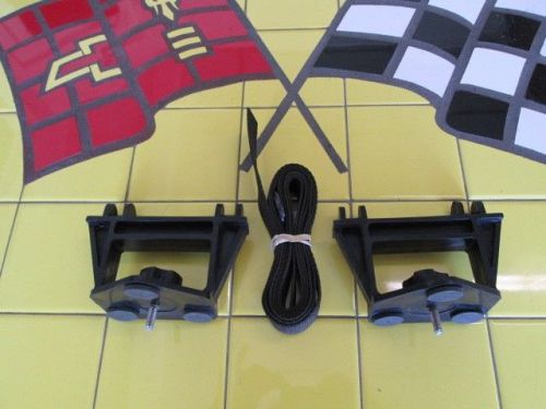 1981-1982 corvette v54 roof panel carrier - handles and straps only - rare