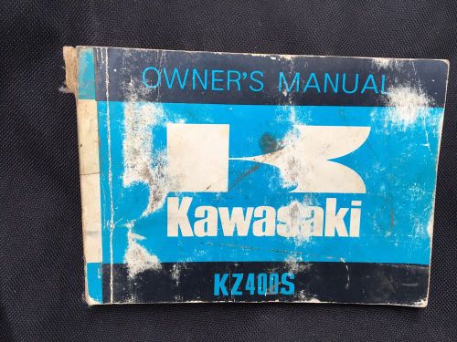 Kawasaki 400s manual
