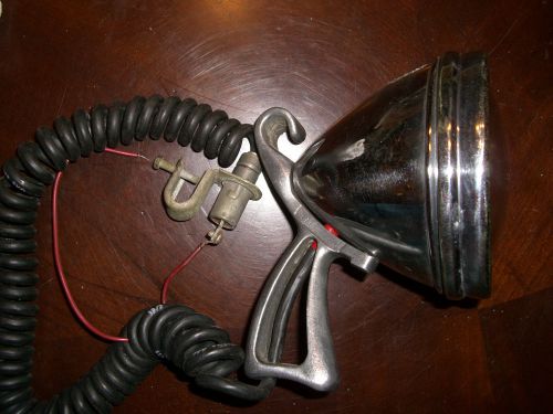 Vintage ray-line boat search light spot marine portable model 61, volts 12