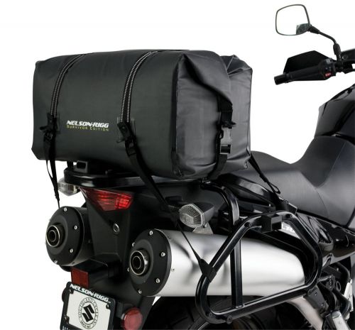 Nelson-rigg black waterproof snowmobile adventure dry bag snow