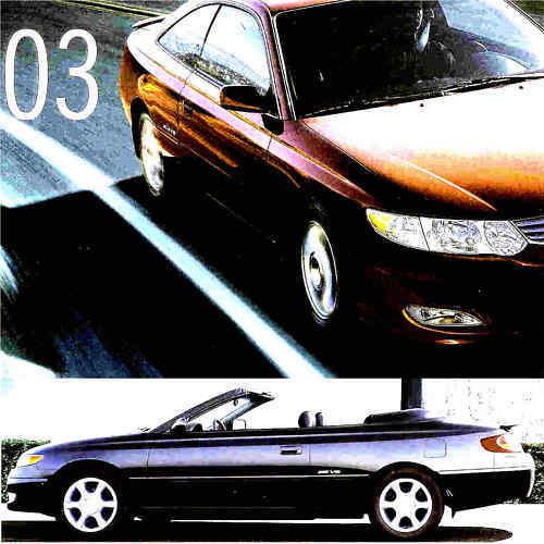 2003 toyota camry solara brochure-solara convertible