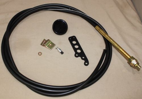 Fuel shut off cable and bracket kit - 80a- 150 hilborn- crower, kinsler w 8 bolt