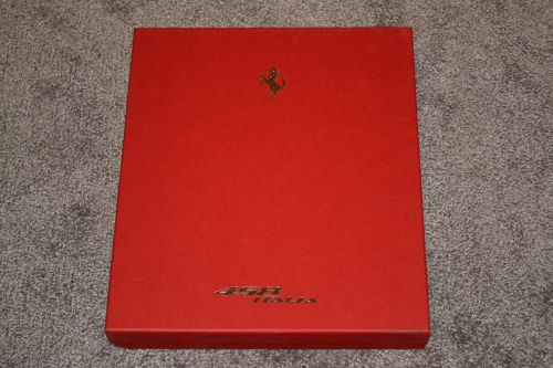 Ferrari 458 italia fantastic owners box welcome to ferrari brochure prospekt vip