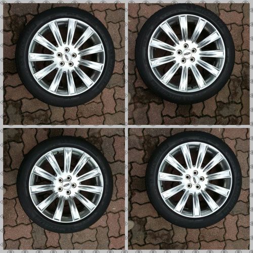 20&#034; wheels with tires, lincoln mks michelin 245/45 r20 used good condition
