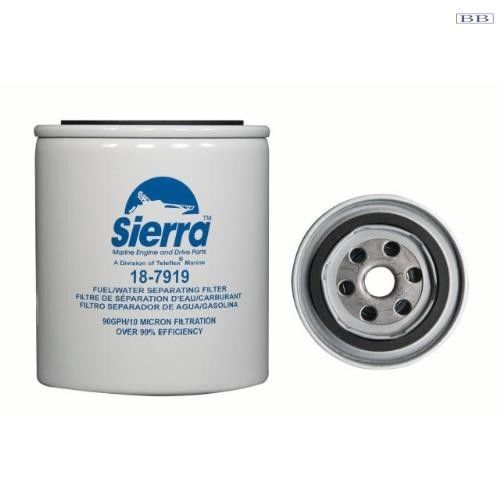 New sierra premium fuel water separating filter s18-7919  mercury 35-809101