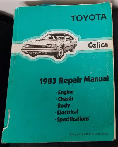 1983 toyota celica factory service repair manual - the big green book (bgb)