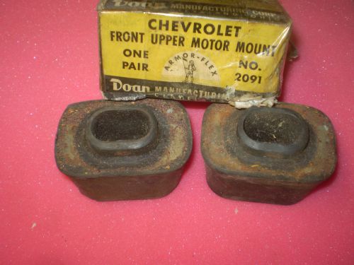 1952-53-54 chevy front upper motor mounts pair &#039;2091