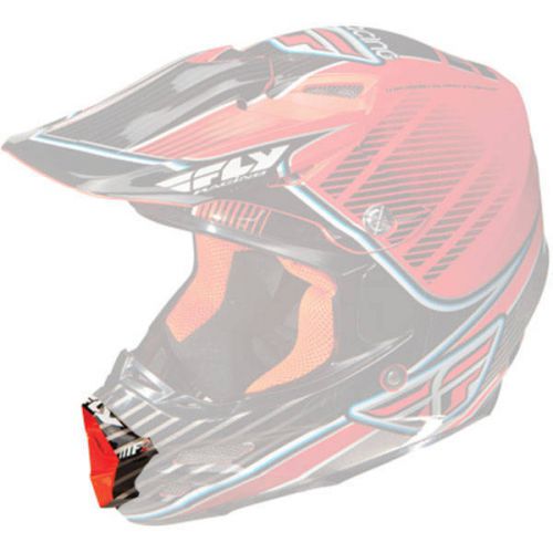 Fly racing f2 carbon trey canard replacement mouth piece red/black