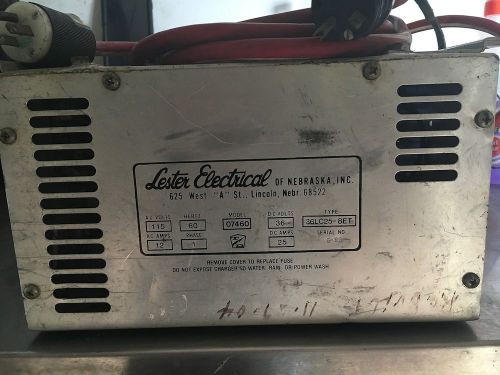 Lester 36 volt golf cart battery charger model 07460