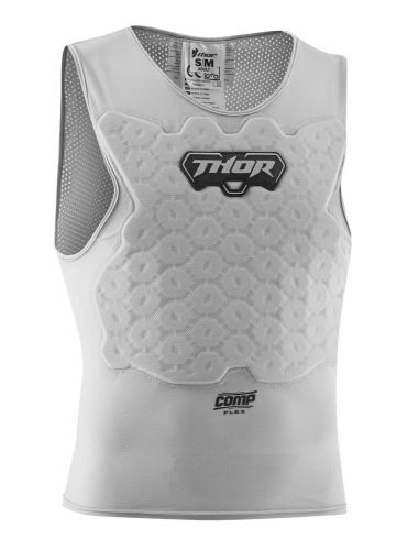 New thor-mx comp flex adult deflector, gray, small/medium