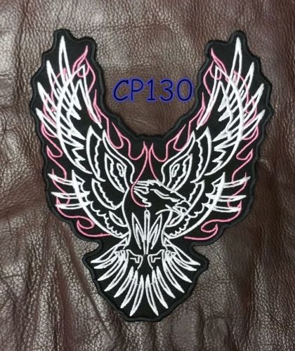 Flamed eagle trible for biker motorcycle vest jacket lady back rocker patch