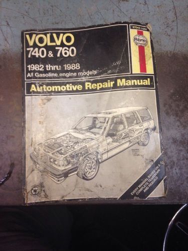 Volvo 740&amp;760 repair manual