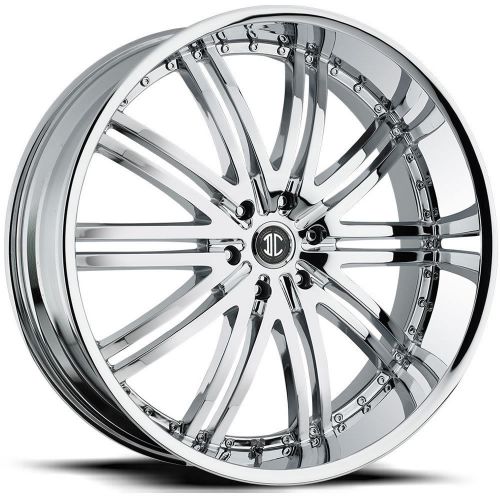 N11-2410xx30mc 24x10 6x5.5 (6x139.7) wheels rims chrome +30 offset alloy