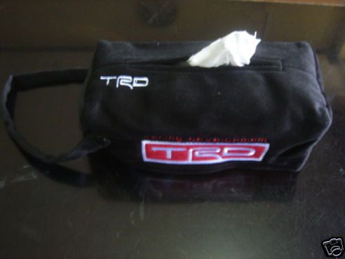Trd tissue box cover holder case toyota lexus black