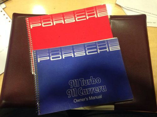 Porsche 911 930 turbo owners manual