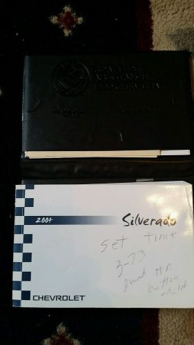 04 chevy silverado owners manual